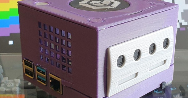 oyun küpü durum kılıf Ahududu pi 4 model rpi4b ixpatch indir Bedava stl printablescom 3d modeller hobi yapımcılar elektronik Nintendogameküpü ahududu retropi 3d print model - Mito3D