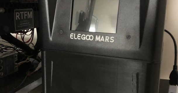 elegoo Mars leiser Ventilator mod riecht bastr download frei stl Modell Printablescom 3d Modelle Drucker Upgrades elegoomars Geruch 3d print model - Mito3D