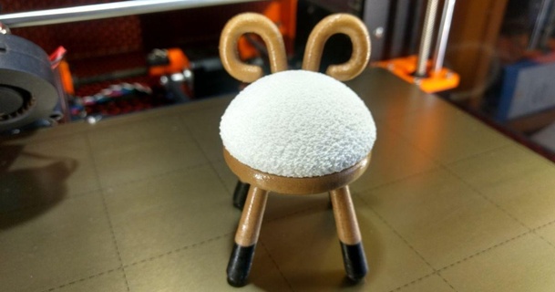 sheep chair gt6k download free stl model printablescom 3d models household living room 3d print model - Mito3D