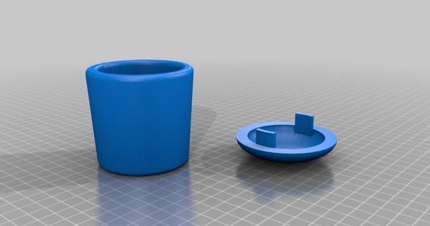 dacia duster cup holder & lid dma81 download free stl model printablescom 3d models hobby makers ideas 3d print model - Mito3D