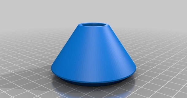 modified locking cone universal stand-alone filament spool holder lucipher download free stl model printablescom 3d models printers - upgrades 3d print model - Mito3D