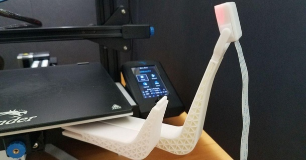 ender 3 pro v2 pi camera bed mount arm eb3d printing download free stl model printablescom 3d models printers accessories creality crealityender3 crealityender3max crealityender3pro crealityender3v2 3d print model - Mito3D