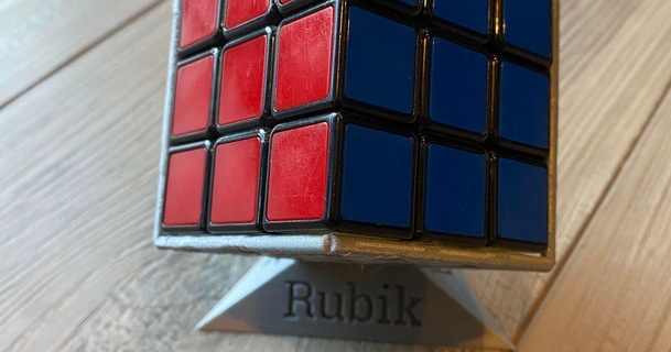 rubik's cube holder iss-initiative sports solutions download free stl model printablescom 3d models hobby & makers organizers rubikscube 3d print model - Mito3D