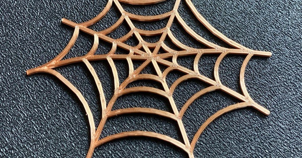 pavu ina dekorace spider web decoration halloween judysek download free stl model printablescom 3d models seasonal designs autumn & dekoration haloween 3d print model - Mito3D
