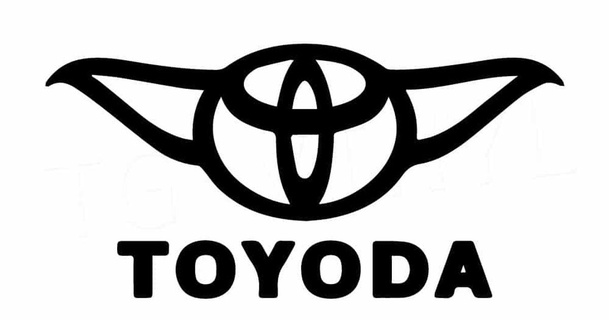 Toyoda Logo Pennybridge Pionier download frei stl Modell Printablescom 3d Modelle Kunst Design 2d Platten Logos Krieg Sterne Yoda 3d print model - Mito3D