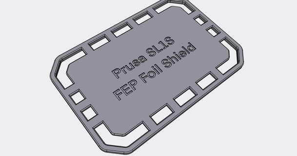 prusa sl1s fep proteger clarividencia descargar gratis stl modelo imprimiblescom 3d modelos impresoras accesorios protector sl1speed 3d print model - Mito3D