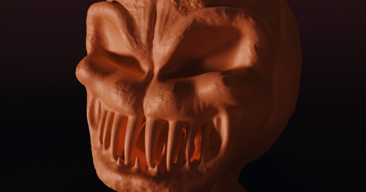 pumpkin goblin candy bowl support free thinair3d download stl model printablescom 3d models art & design sculptures candybowl halloween 3D print model - Mito3D