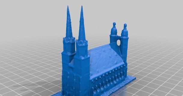 church - marktkirche halle germany openscan download free stl model printablescom 3d models toys & games outdoor boardgame boardgameaccessories building buildings city 3d print model - Mito3D