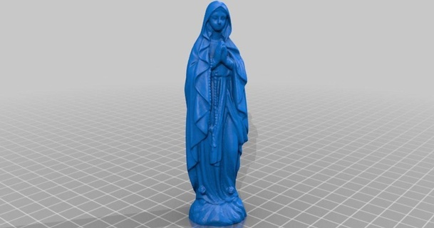 madre María estatua 2 3d escanear openscan descargar gratis stl modelo imprimiblescom modelos mundo escaneos personas 3dscan 3dscanner 3dscanning Navidad figura 3d print model - Mito3D