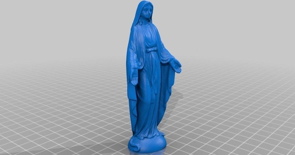 madre María estatua 3d escanear openscan descargar gratis stl modelo imprimiblescom modelos mundo escaneos personas 3dscan 3dscanner 3dscanning cristiano Navidad 3d print model - Mito3D