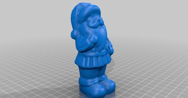 papai noel estatueta 3d Varredura openscan baixar livre stl modelo printablescom modelos mundo varreduras Natal decorações decoração feriado feriados 3d print model - Mito3D