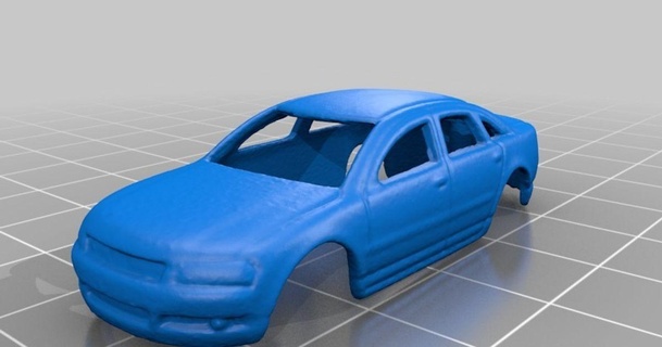 escaneado audi a8 escala modelo 1 100 3d Varredura openscan baixar livre stl printablescom modelos mundo varreduras carro réplica slotcar 3d print model - Mito3D