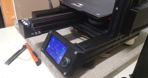 caso bainha Makerbase mks ts35 v20 tela sensível toque ah baixar livre stl modelo printablescom 3d modelos impressoras Atualizações 3d print model - Mito3D