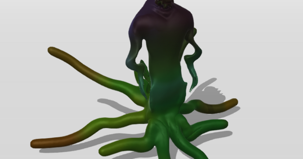 proctopus prusa érable Télécharger libre stl modèle imprimablescom 3d modèles art conception sculptures gargouille génie fantôme halloween2021 horreur 3d print model - Mito3D