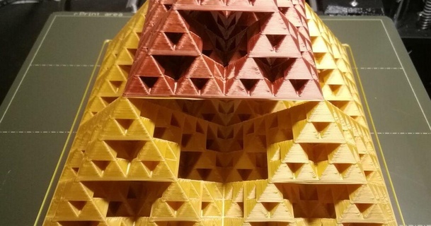 fractal pyramid tetrahedron stefan download free stl model printablescom 3d models art & design designs openscad 3d print model - Mito3D