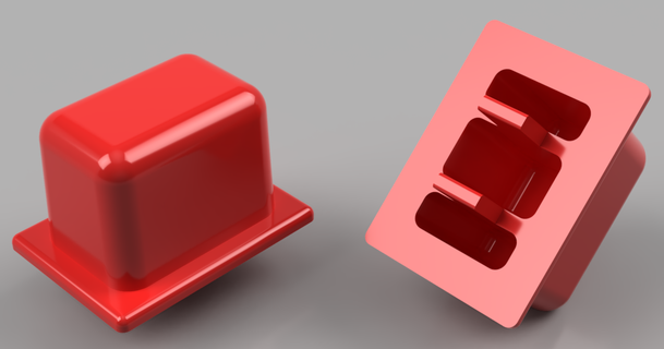 rgb trampa rojo nudo shulamazula descargar gratis stl modelo imprimiblescom 3d modelos juguetes juegos botón cazafantasmas Kenner ligero protuberancia 3d print model - Mito3D