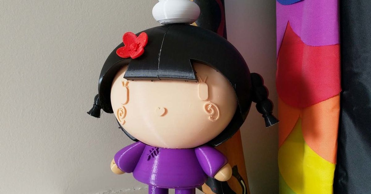 ching gagné pucca anime dessin animé mmu Jangy Télécharger libre stl modèle imprimablescom 3d modèles art conception sculptures 3D print model - Mito3D