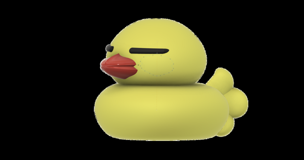 ahiru duck rubber jangy download free stl model printablescom 3d models toys & games action figures statues ducky rubberducky 3d print model - Mito3D