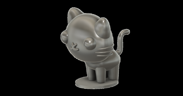 mio chat pucca Jangy Télécharger libre stl modèle imprimablescom 3d modèles art conception sculptures 3d print model - Mito3D