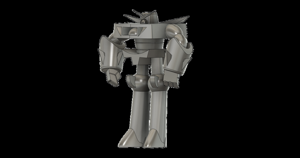 robo dexo 3000 robot dexter's laboratory jangy download free stl model printablescom 3d models art & design sculptures 3d print model - Mito3D