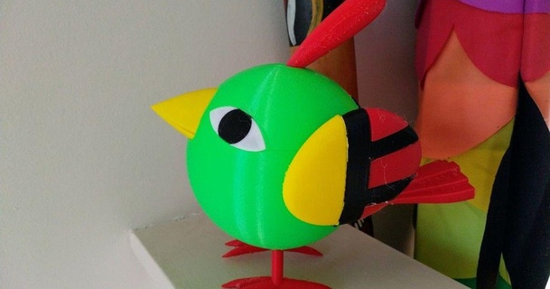 natu pokemon neiti jangy download free stl model printablescom 3d models art & design sculptures bird 3d print model - Mito3D