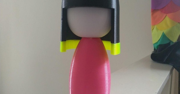 Japonca oyuncak bebek Ningyo çoklu renk mmu Jangy indir Bedava stl model printablescom 3d modeller oyuncaklar oyunlar dış mekan 3d print model - Mito3D