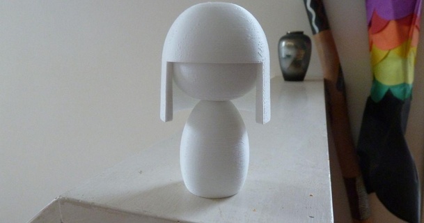 japonés muñeca ningyo Jangy descargar gratis stl modelo imprimiblescom 3d modelos juguetes juegos aire libre japonesa 3d print model - Mito3D