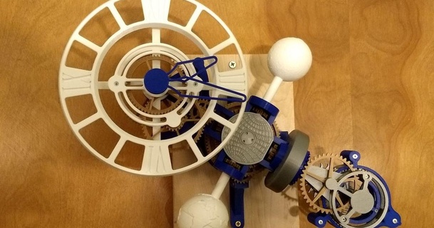 triaxial tourbillon clock mods mcmaven download free stl model printablescom 3d models hobby & makers ideas balancewheel clockwork escapement gear 3d print model - Mito3D
