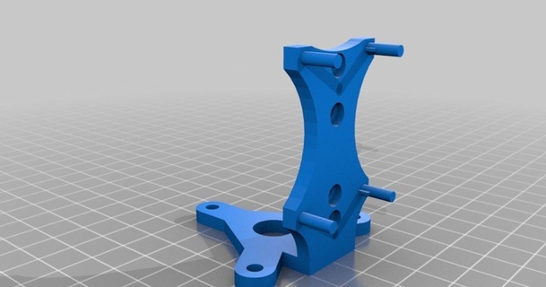 rostock orion hotswapping ball-cup laser mount ky3 actual download free stl model printablescom 3d models printers accessories cheap hotswap 3d print model - Mito3D