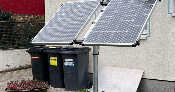 fotovoltaik direk Halterung 2x100watt panele ad indir Bedava stl model printablescom 3d modeller ev halkı dış mekan Bahçe Güneş paneli 3d print model - Mito3D