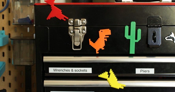 desconectado dinosaurio juego imanes julia eberto descargar gratis stl modelo imprimiblescom 3d modelos casa cocina refrigerador imán 3d print model - Mito3D
