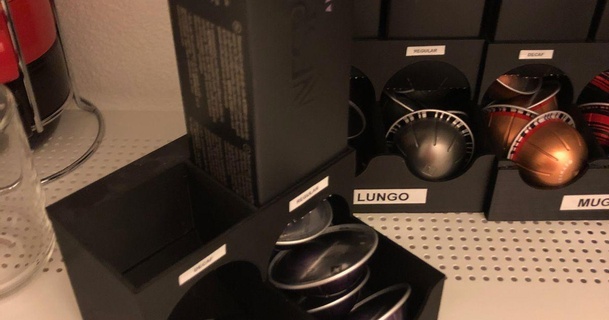 Nespresso vertuo kapsül dağıtıcı küçük kutuları espresso rn indir Bedava stl model printablescom 3d modeller ev halkı mutfak 3d print model - Mito3D