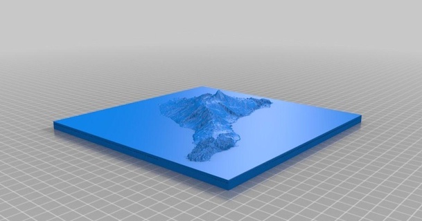3d mapa tenerife rn descargar gratis stl modelo imprimiblescom modelos Arte diseño diseños 3d print model - Mito3D