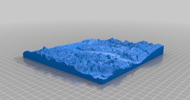 3d map rhein valley basel switzerland rn download free stl model printablescom models art & design designs 3d print model - Mito3D
