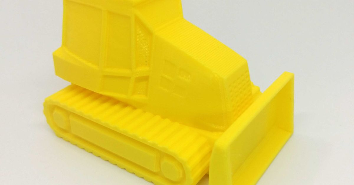 poli buldozer güncellenmiş Fixumdude indir Bedava stl model printablescom 3d modeller oyuncaklar oyunlar Araçlar inşaat Çiftlik düşük oyuncak 3D print model - Mito3D