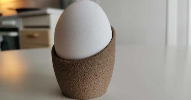egg cup simple chriffe download free stl model printablescom 3d models household kitchen 3d print model - Mito3D