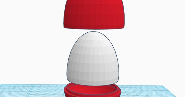 easteregg egg easter salt shaker redeye download free stl model printablescom 3d models household kitchen 3d print model - Mito3D