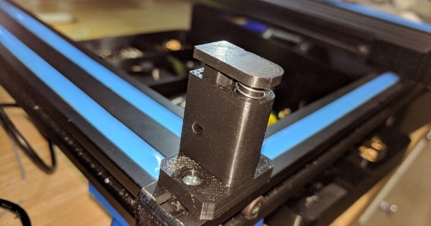 filamento cortador fino 2020 extrusão monte cheesemcgee baixar livre stl modelo printablescom 3d modelos impressoras acessórios 2020extrusion 2020mount acessório 3d print model - Mito3D