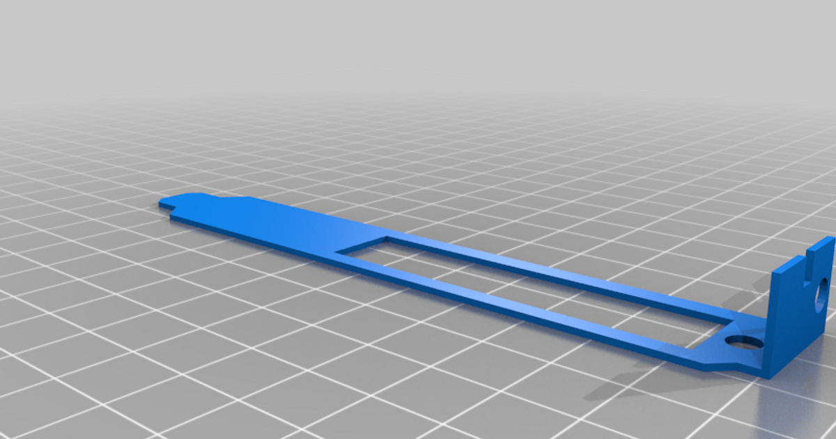 pci Halterung hp flexablelom Infiniband Karte Beefdip download frei stl Modell Printablescom 3d Modelle Gadgets Computers 3D print model - Mito3D