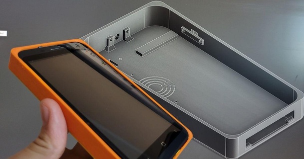 téléphone intelligent Orange pi 3b ferférite Télécharger libre stl modèle imprimablescom 3d modèles gadgets portable dispositifs orangepi orangepicase écran tactile 3d print model - Mito3D