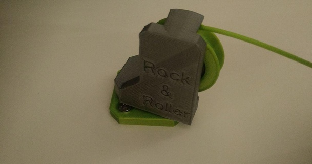 rocknroller filament guide knatterkopf download free stl model printablescom 3d models printers accessories easy enclosure feeder 3d print model - Mito3D