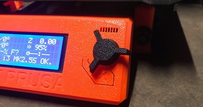 Prusa mini topuz çöp la 3d yazıcı tamir etmek indir Bedava stl model printablescom modeller yazıcılar yükseltmeler lcd mk25s mk2s mk3 3d print model - Mito3D