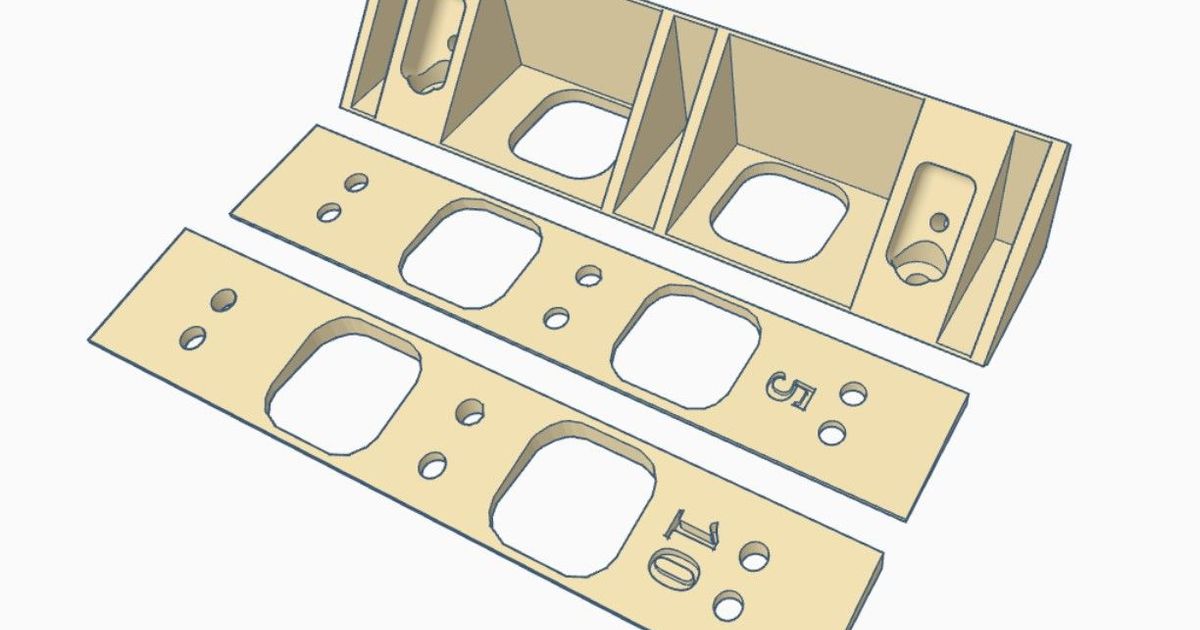 eufoso 2k bateria alimentado campainha cunha 35 55 graus barqueiro baixar livre stl modelo printablescom 3d modelos casa ar jardim 3D print model - Mito3D