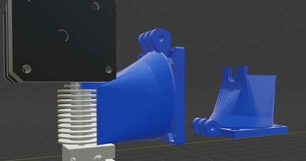 50mm fan duct e3d titan robkeey download free stl model printablescom 3d models printers - upgrades 3d print model - Mito3D