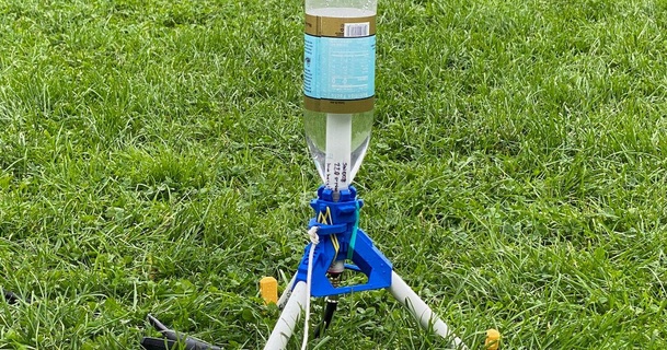 agua cohete lanzacohetes magicsmokestat descargar gratis stl modelo imprimiblescom 3d modelos aprendizaje Ingenieria botella soda 3d print model - Mito3D
