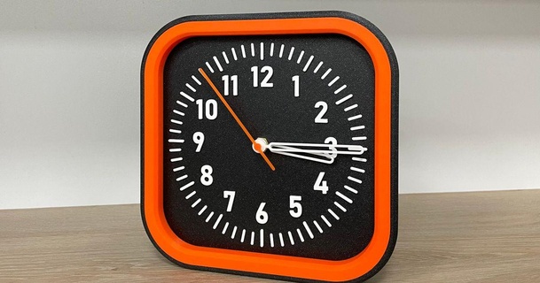 cuadrado reloj cubo descargar gratis stl modelo imprimiblescom 3d modelos casa equipo 3d print model - Mito3D