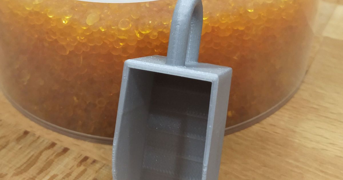 dosierschaufel silicagel - dosing shovel silica gel matthias download free stl model printablescom 3d models printers accessories trocknen schaufel 3D print model - Mito3D