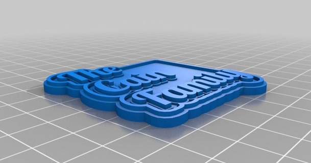 personalizado multilinha etiqueta chaveiro neotérico baixar livre stl modelo printablescom 3d modelos moda acessórios 3d print model - Mito3D