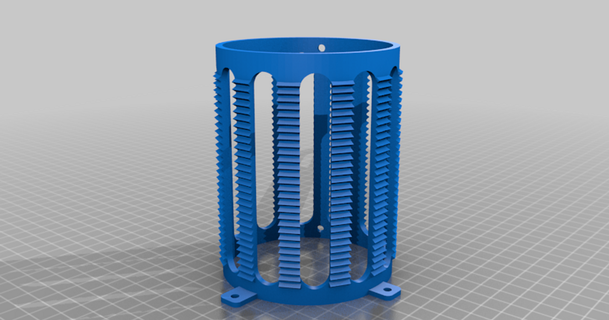 aire herida bobina formar rkayakr descargar gratis stl modelo imprimiblescom 3d modelos pasatiempo hacedores electrónica 3d print model - Mito3D