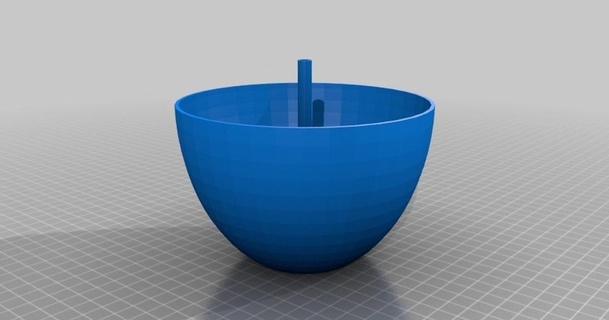 bowl built straw gerbert89 download free stl model printablescom 3d models household kitchen dining eating kicthen 3d print model - Mito3D